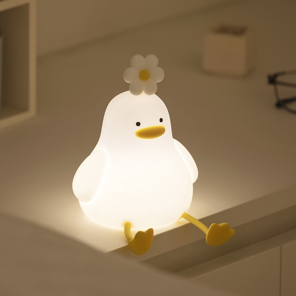 Cute Duck Silicone LED Night Lamp